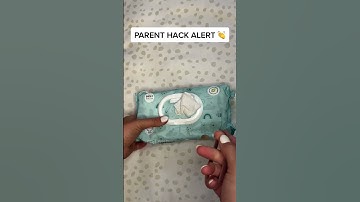 Wasting Baby Wipes?! Try This Easy Hack! 🙌#parenting