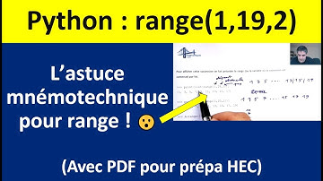 Range dans Python : comment utiliser cet énumérateur en prépa HEC