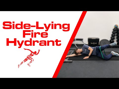 Side-Lying Fire Hydrant exercise demonstration
