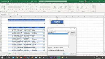 Macro para buscar o filtrar datos en Excel