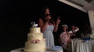 Ava Chow speech at Andy and Jessica&#39;s Wedding