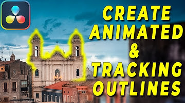 EASY Fusion OUTLINES - Static, Animated & Tracking | Basic to Advanced in DaVinci Resolve 17