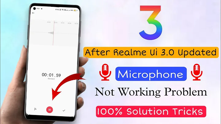 Realme External Mic Not Working Problem || How To Fix Realme UI 3.0 Microphone Not Working Problem