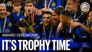 IT'S TROPHY TIME 🏆 | PREMIAZIONE SCUDETTO 2024 su INTER TV 🔴📺⚫🔵 image