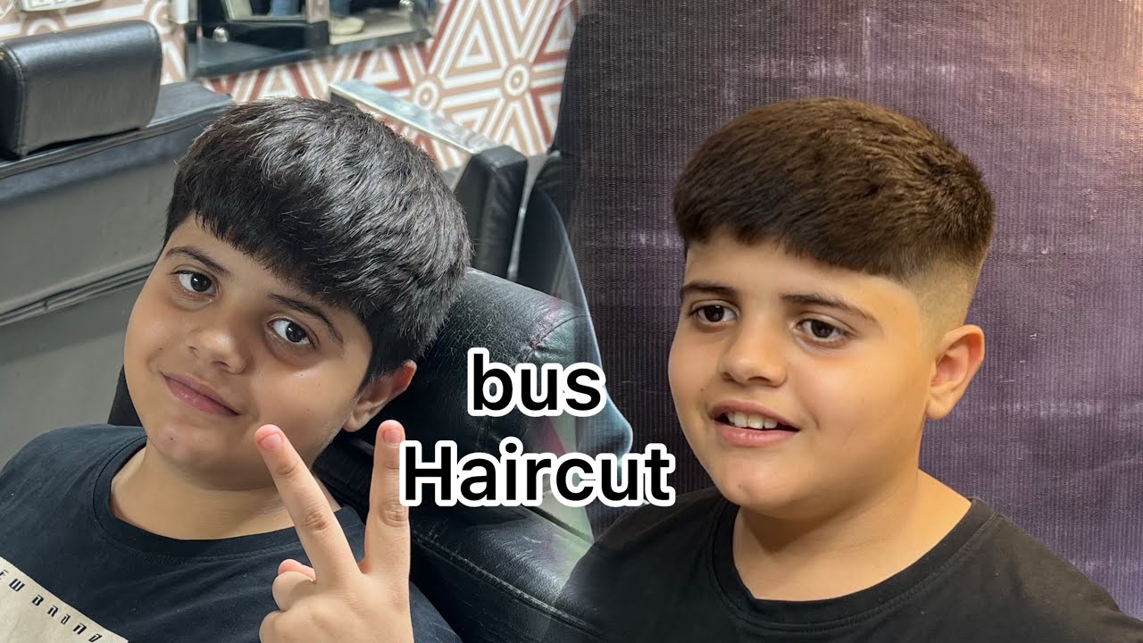 bus hair cut 