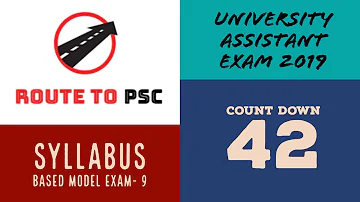 |UNIVERSITY ASSISTANT Exam Orientation model test 9| 05 05 2019|
