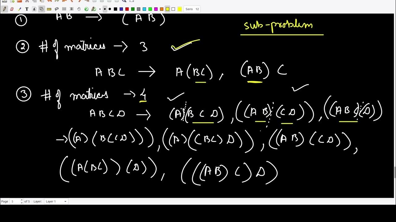 GeeksForGeeks | Brackets in Matrix Chain Multiplication - YouTube