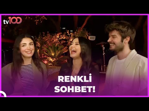 Helin Kandemir, Özge Yağız ve Burak Can'ın Eğlenceli Buluşması