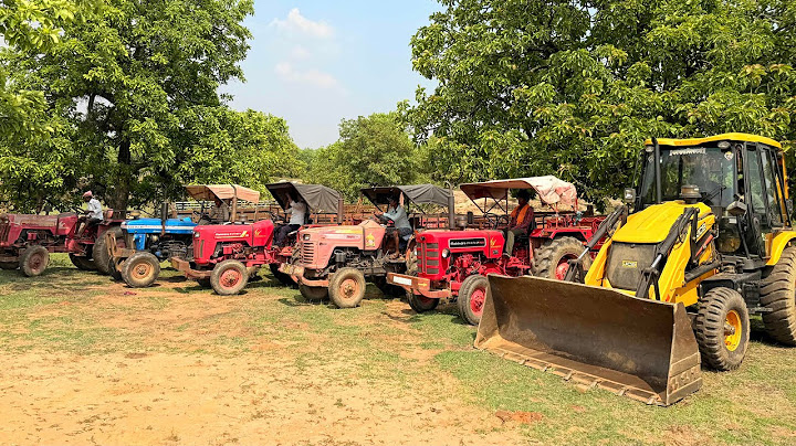 JCB 3dx loading Mud in Tractors | Mahindra 275 | Mahindra 265 | Powertrac 434 @sangamlifejcb #jcb