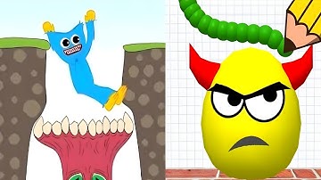 Draw To Smash Logic Puzzle VS Hugy