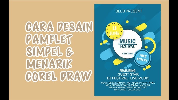 Junior School Education Flyer Design Using Coreldraw Youtube