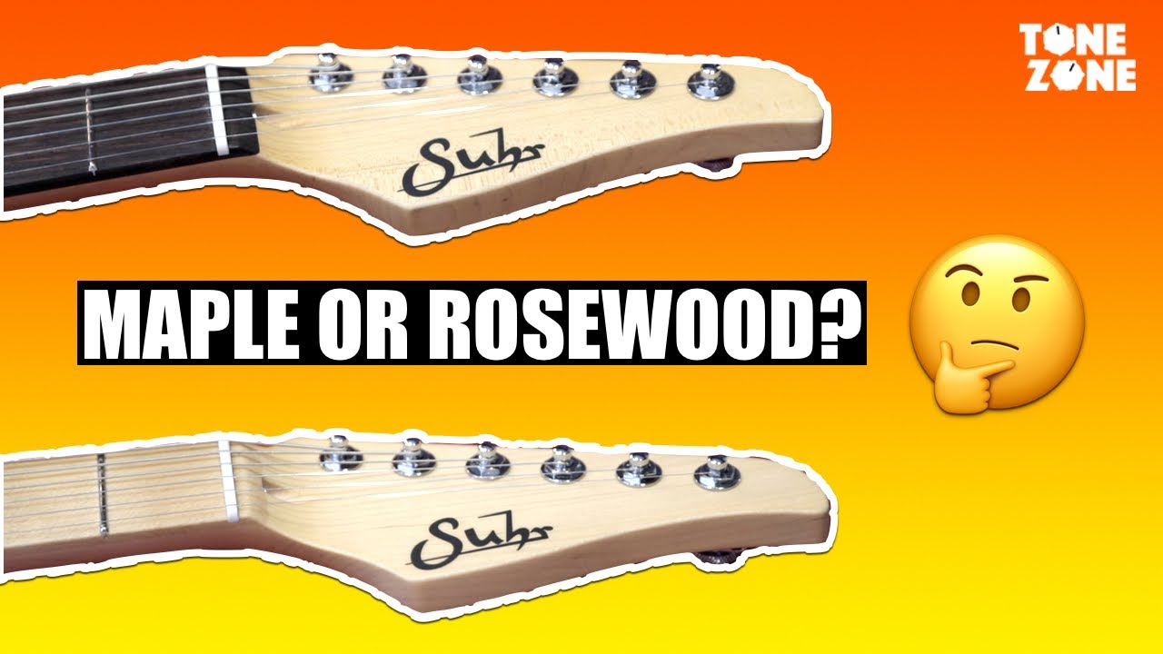 Rosewood Fretboard vs Maple.