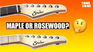 Maple Vs Rosewood Suhr Alt-T Pro Tone Zone