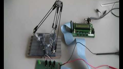 HHN - Self made Mini Delta Robot moves with MEXLE-Board