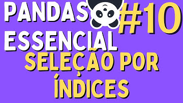 Manipulação de Dados em Python/Pandas - #10 Seleção por Índices