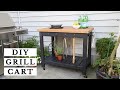 DIY Grill Cart | How to Build an Outdoor Grill Cart