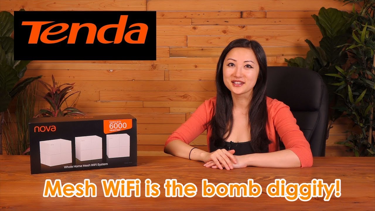 Tenda Nova Whole Home Mesh WiFi System - Replaces Gigabit AC WiFi Router  and Extenders, Dual Band