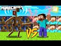 SIREN HEAD VS HEROBRINE - MINECRAFT CHALLENGE | BAZA BLOCK vs BAZA MATRUNER