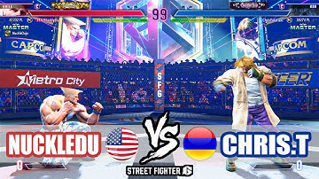 SF6 ➤ NuckleDu (Guile) VS Chris Tatarian (Ken)【Street Fighter 6】