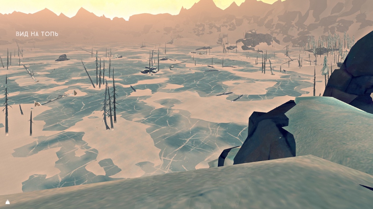 Карта одинокой топи в the long dark