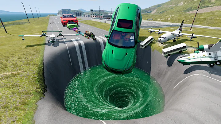 🔥 BIG & SMALL CARS vs GIANT PIT #100 💥 – BeamNG.drive LEGENDARY Crash Challenge | Impala BeamNG