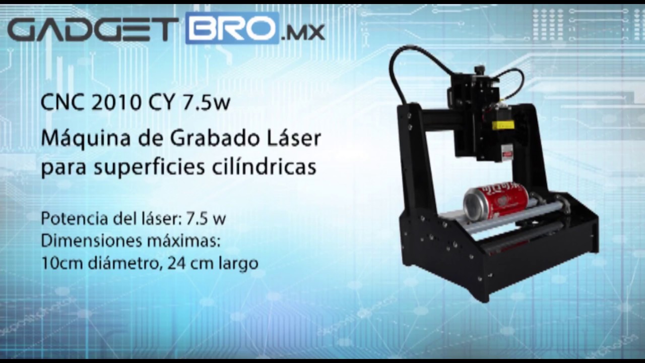 Maquina de Grabado Láser para Cilindros 7.5w 