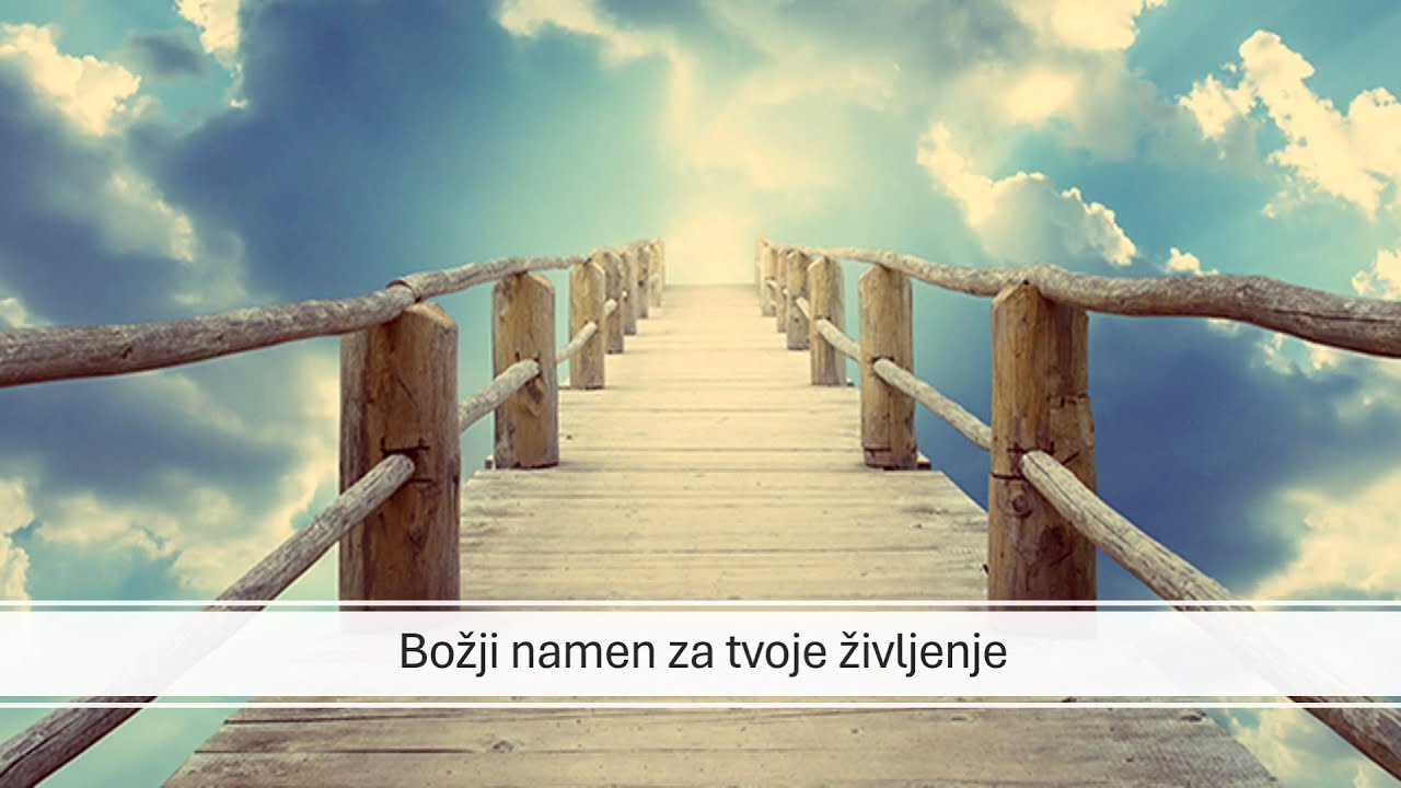 Božji namen za tvoje življenje