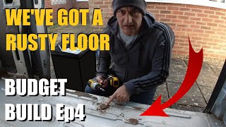 Rust Repairs to the Floor  Budget Van Build Ep 4