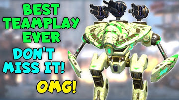 Best Teamwork Ever! Super Mender Supporting Robots And Titans | War Robots Mk2 Gameplay WR