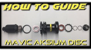 Mavic Aksium Disc Rear Wheel Bearing Change