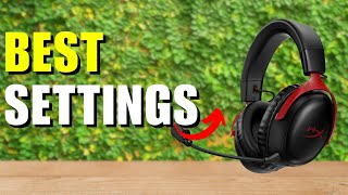 Celebrity HyperX Cloud III Wireless best Settings Profile