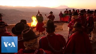 Bolivians Honor Earth Goddess Pachamama