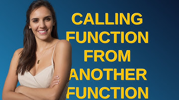 Calling Function from another function Powershell