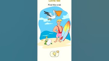 DOP 2 Level 125 Find the Crab | #dop2 #dop2solution #short #draw #seve #shorts #dop2