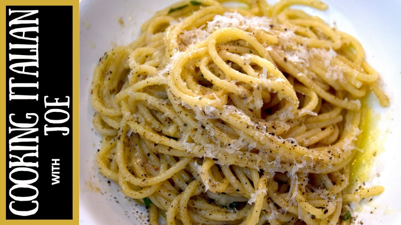 Cacio e Pepe Cheese Pepper Pasta | Cooking Italian with Joe