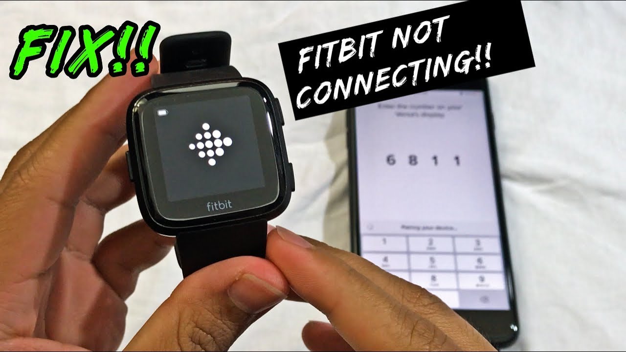 skildpadde Macadam prop HOW to Fix Fitbit Watch NOT Connecting to Phone [Works in 2020] - YouTube