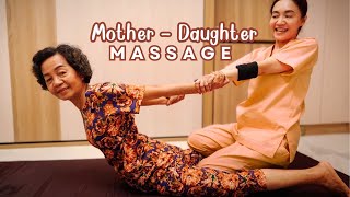 I treat my mom with a loving massage | Relaxing ASMR