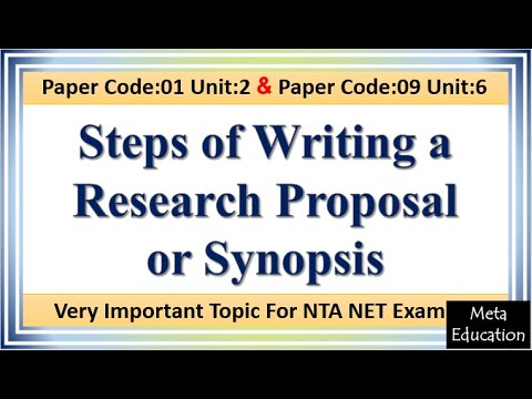 research write synopsis
