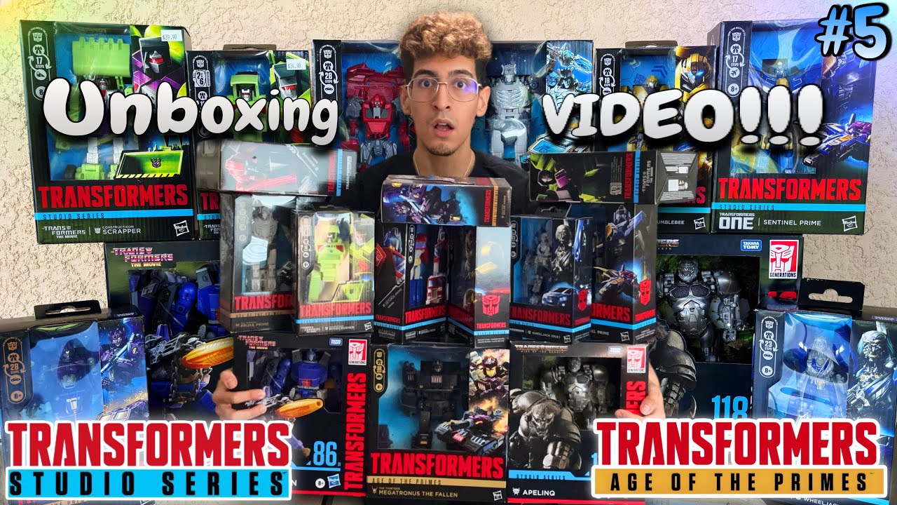 THE BIGGEST HAUL I’VE EVER DONE 😭!!! (Unboxing Video + Rating Each One 👀!) #transformers 
