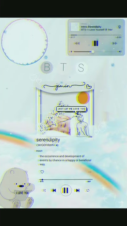 BTS Jimin - Intro: Serendipity (story wa)