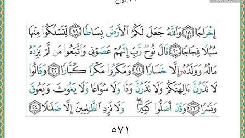 سورة نوح 71 سعد الغامدي