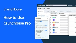 How to use Crunchbase Pro
