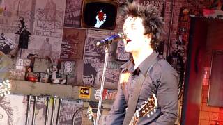 Green Day  Only Of You Murder City Holiday  American Idiot Al Nyc April 24 2011