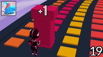 Stack Colors | Color Platforms | Levels 181-190 | Ep.19 |🚶🔥