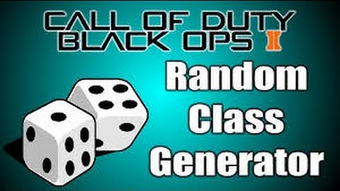 Black Ops 2 - Random Class Generator Episode #5