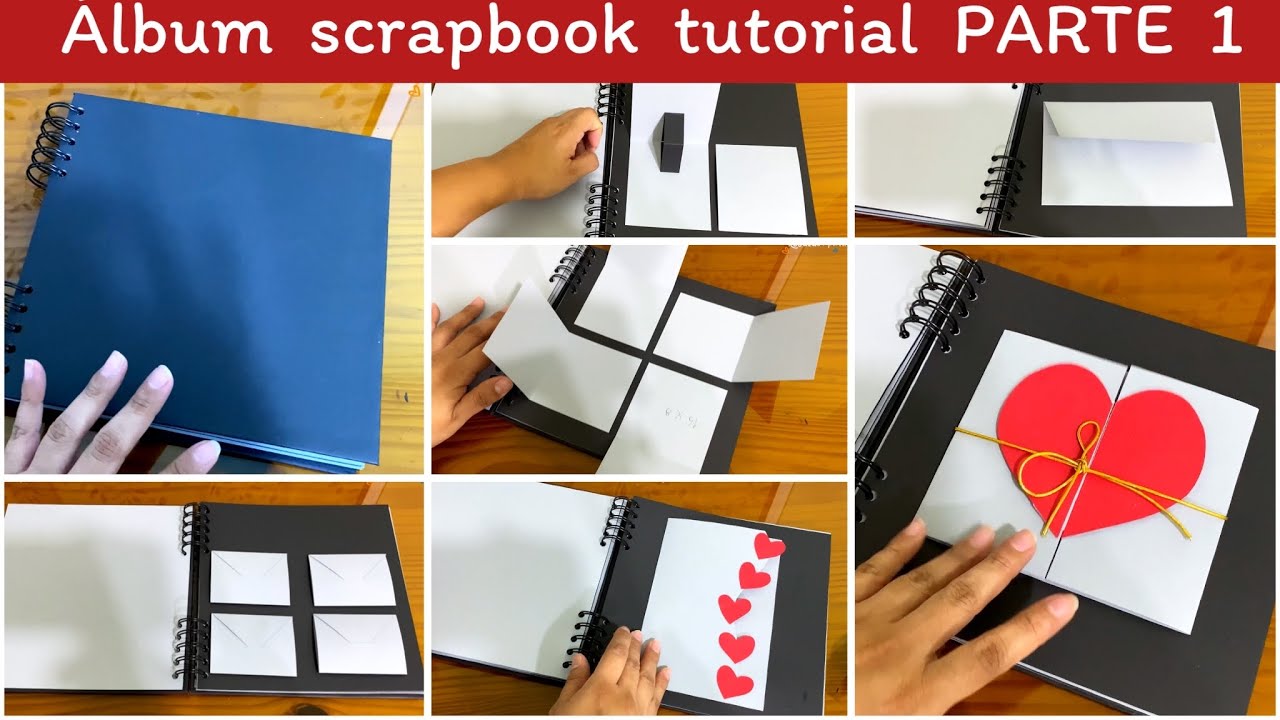 Cómo hacer un Álbum Scrapbook 