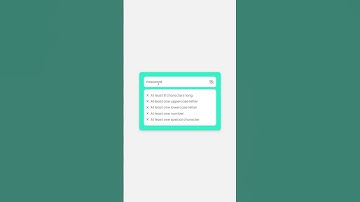How To Make Password Validation Check Using HTML CSS & JavaScript | Toggle Password Visibility