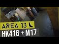 AREA13 | Airsoft CQB Gameplay | HK416 + SigSauer M17 GBB | Airsoft & Paintball