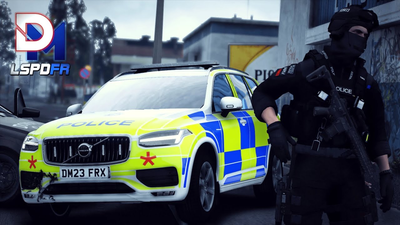 PURSUIT ROLL-OVER! | GTA 5 British Police Mod - UK LSPDFR