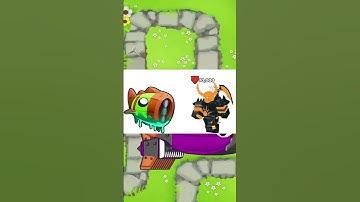 BTD6 BOSSES MEET TDS BOSSES #shorts